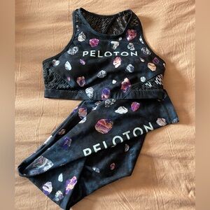 Women's Wear it to Heart/Peloton asteroid 2-piece workout set size M.